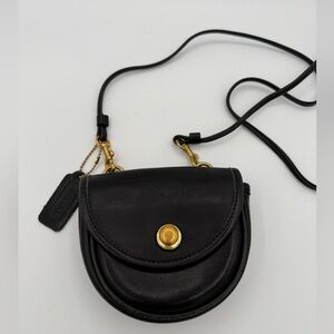 Vintage Coach Leather Convertible Mini Bag